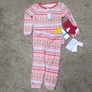 NWT Max & Olivia mini winter sleep set